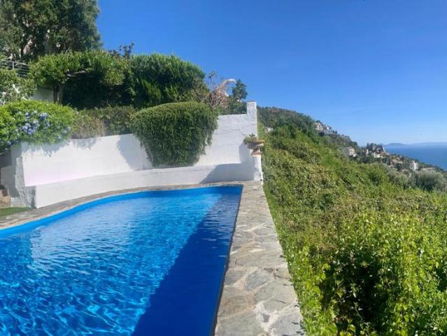 Roses, Puig Rom, Villa con vista exceptional, piscina y jardin