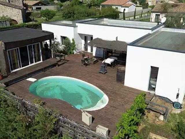 Rosières 07260 Achat / Vente maison 4 pièces t4 piscine jardin