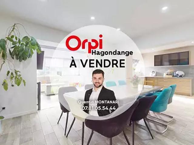 Rosselange 57780 Achat / Vente maison 5 pièces t5 jardin terrasse