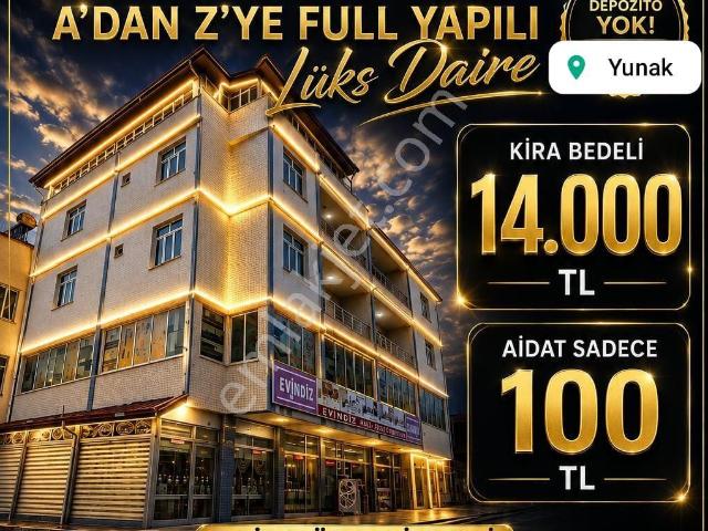 Rota’dan Yunak Merkezde Kiralık Arakat Daire
