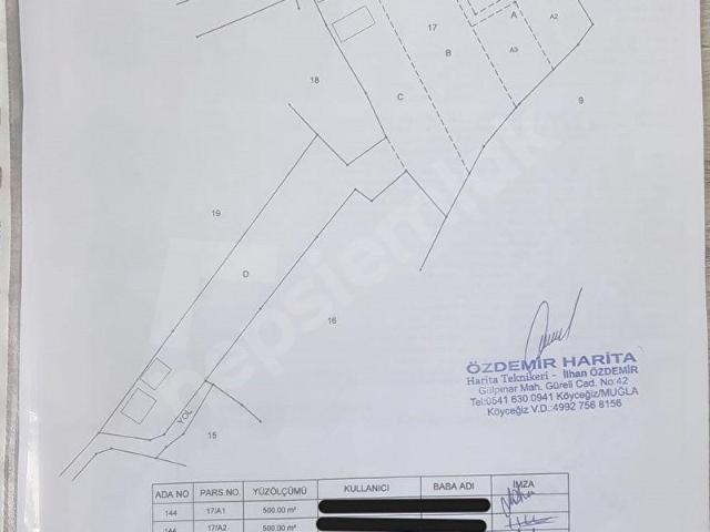 ROTA'DAN DÖĞÜŞBELEN'DE SATILIK 500m NARENCİYE BAHÇESİ
