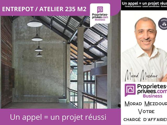 Roubaix limite Flers Entrepôt / local 150 m2 Parking privé 86 m2