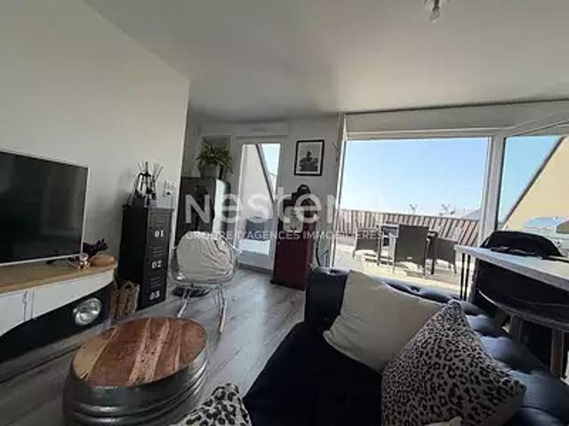 Rouen 76000 Achat / Vente appartement 4 pièces t4 au dernier étage terrasse