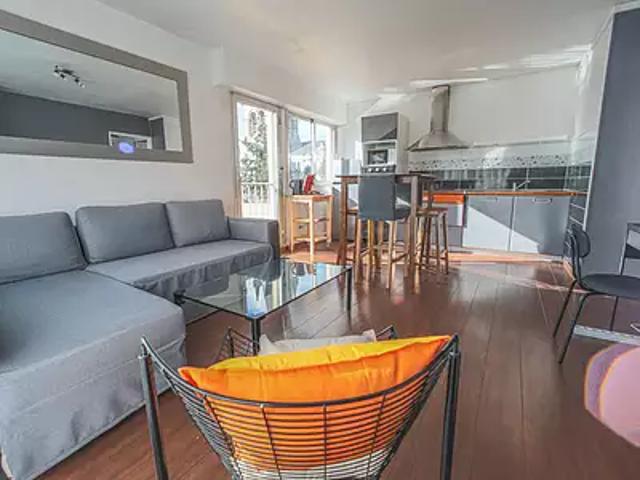 Rouen 76000 Location appartement 2 pièces t2 au dernier étage cave