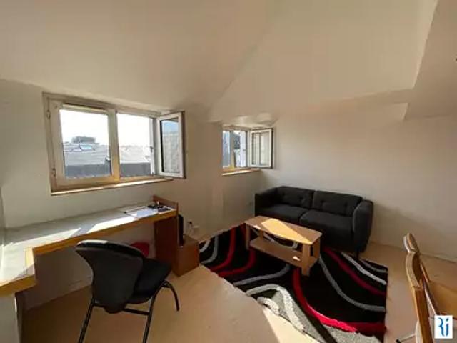 Rouen 76000 Location appartement 2 pièces t2 au dernier étage
