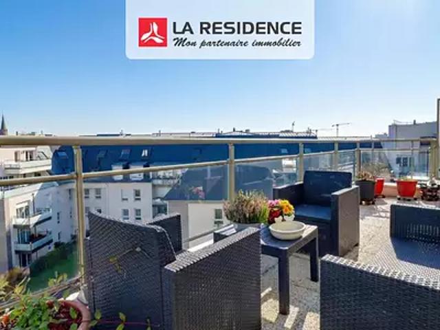 Rouen 76100 Achat / Vente appartement 3 pièces t3 au dernier étage terrasse