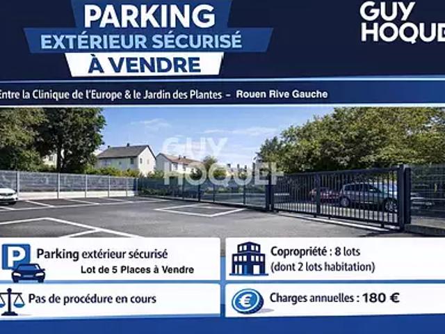 Rouen 76100 Achat / Vente parking au dernier étage
