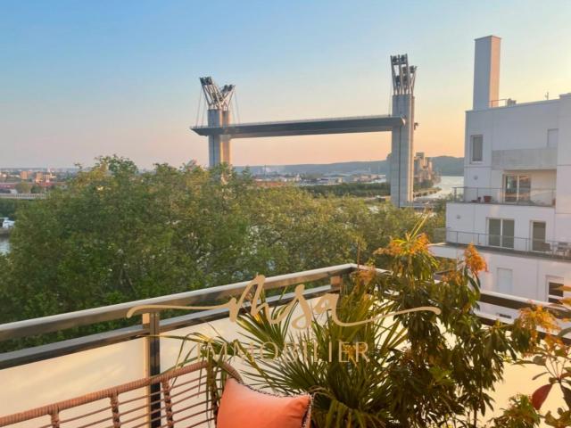 ROUEN DOCKS 76 RESIDENCE NEUVE F4 de 85m2 TERRASSE = 2 GARAGES