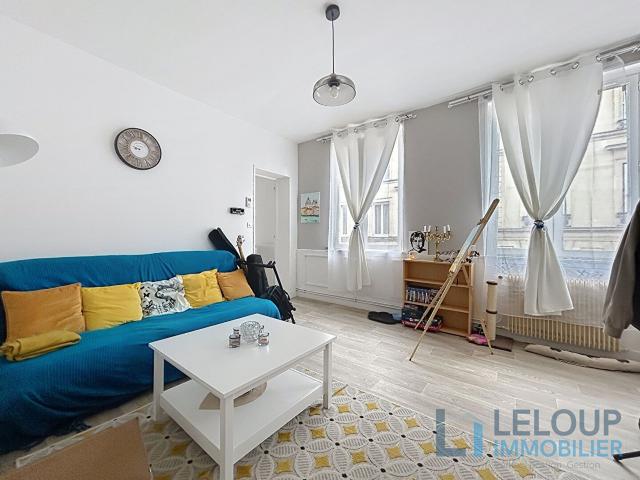 Rouen Location appartement 2 pièces 44m2 550 € CC Réf: 1654 Leloup Immobilier