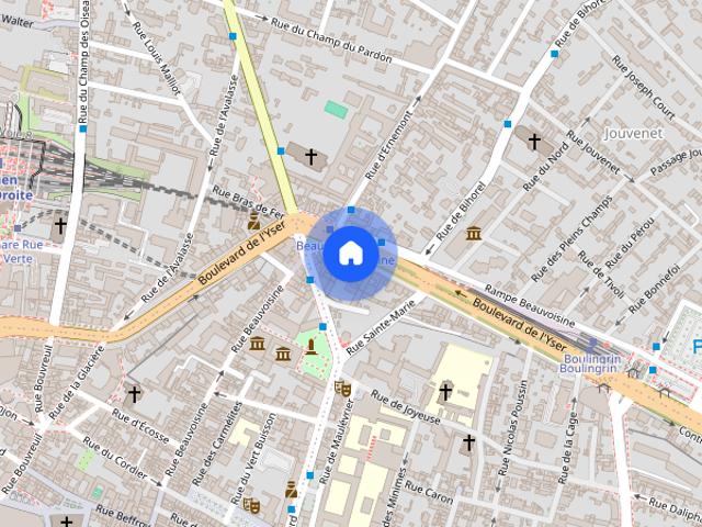 ROUEN MONT GARGAN Résidence NEUVE F3 de 64,21 m² avec jardin clos et parking