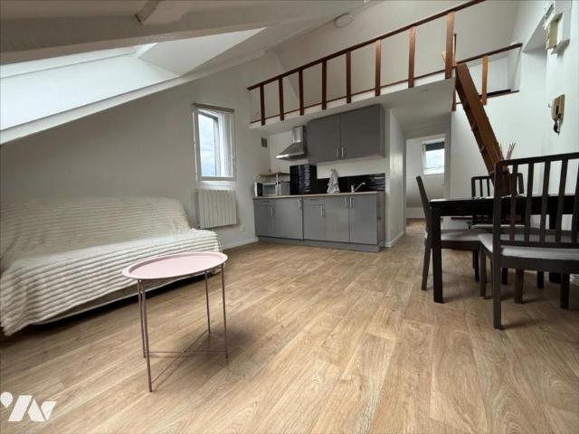 ROUEN PASTEUR BEAU T2 MEUBLE + MEZZANINE