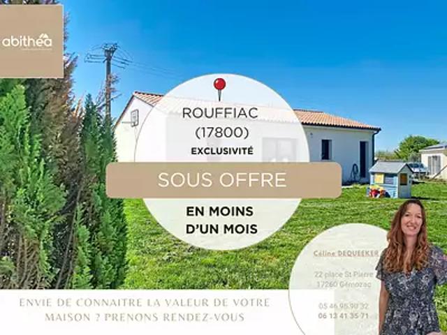 Rouffiac 17800 Achat / Vente maison 4 pièces t4