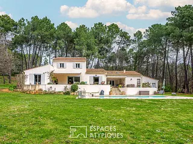 Roussillon 84220 Achat / Vente maison 7 pièces t7 piscine