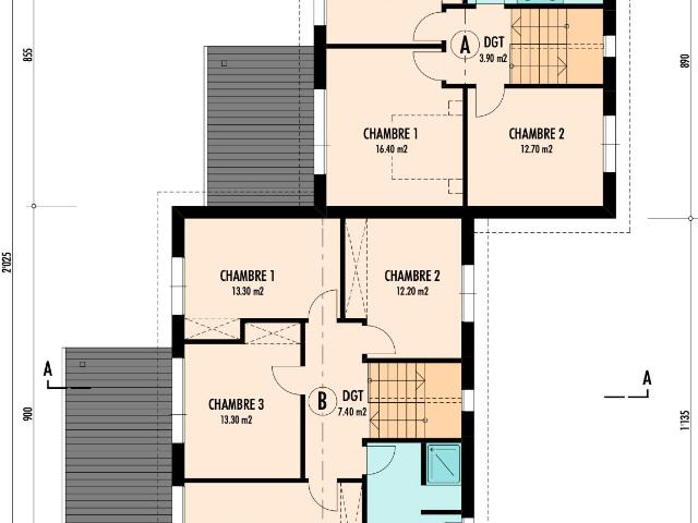 Row house with 4.5 rooms on sale in Chapelle sur Moudon 110 m² | dreamo. Ch
