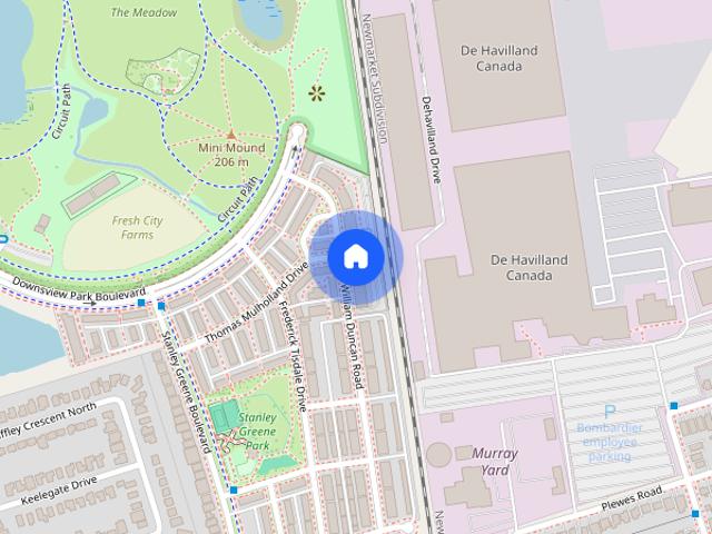 Row / Townhouse in Toronto Downsview Roding CFB