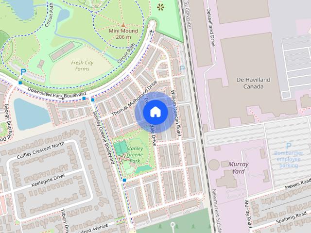 Row / Townhouse in Toronto Downsview Roding CFB