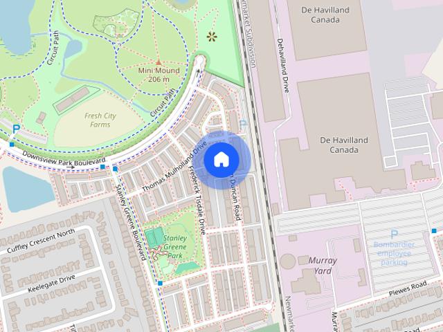 Row / Townhouse in Toronto Downsview Roding CFB