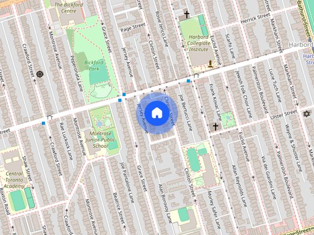 Row / Townhouse in Toronto Palmerston Little Italy