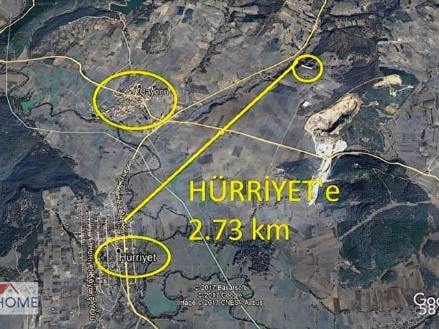 ROYAL HOME CITY den MUDANYA ÇAYÖNÜ KÖYÜNDE 2.381 m2 YATIRIMLIK