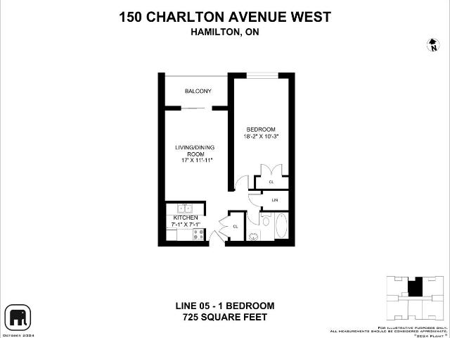Royal Suites Apartments 1 Bedroom Apartment for Rent at 150 Charlton Ave W, Hamilton, ON L8P 2C7 Durand
