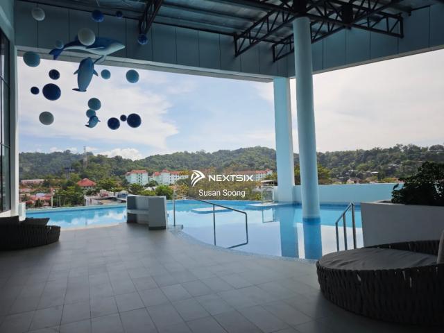Royale infinity condo partial furnish 3bedroom for rent, Bukit Tambun, Bukit minyak
