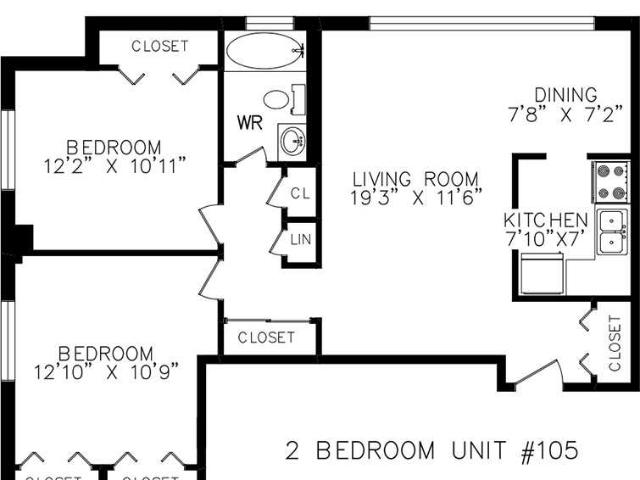 Royale Towers 2 Bedroom Apartment for Rent at 335 Van Horne Ave, Toronto, ON M2J 2V1 The Peanut