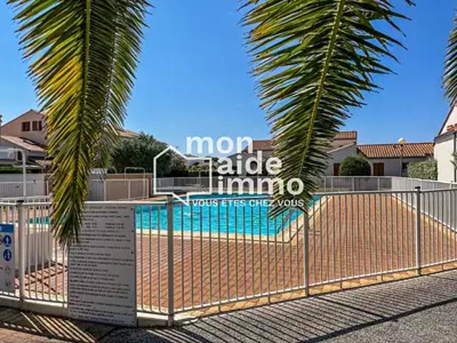 Vaux sur Mer 17640 Achat / Vente appartement 2 pièces t2 au dernier étage piscine