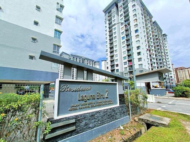 RM1k booking Laguna Biru 2 Apartment 850sf Rawang Taman Tasik Biru