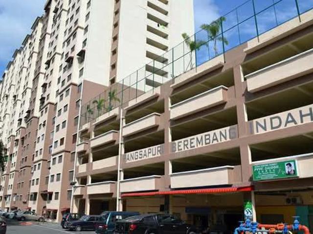 Rm1kBooking Pangsapuri Berembang Indah 650sf Kuala Lumpur