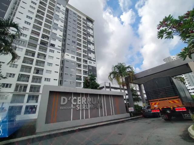 Rm1kBooking Pangsapuri DCerrum 950sf Semenyih Freehold 2 CarPark