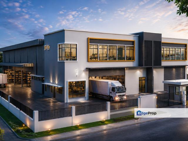 [RM3mil] New Launch 77'x150' Semi D Factory near Port Pasir Gudang