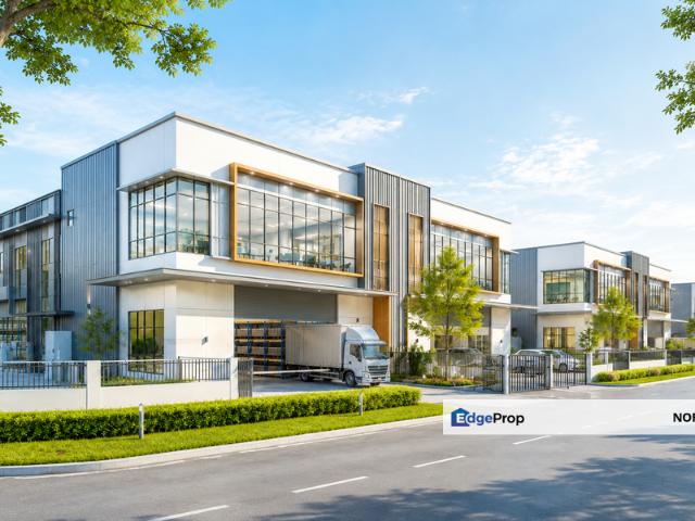 [RM3mil Ulu Tiram Johor Bahru Industrial Park] New Launch 77'x150' Double Storey Semi D Factory Industrial Park