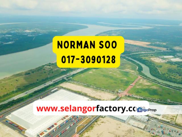 RM 80 psf Ready Industrial Land in West Port for Sale