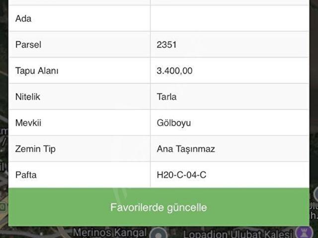 Rt Safir Gm den Karacabey Harmanlıda Satılık Arazi