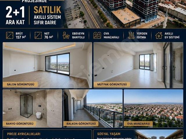 RT Safir'den Anadolu Rise Projesinde 2+1 Satılık Sıfır Daire