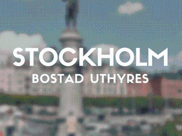Rum på studentbacken i Stockholm