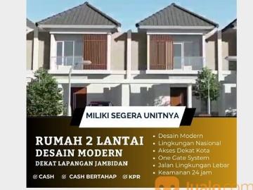 Rumah 2 Lantai Bisa Kpr Dekat Balong Waterpark, Jambidan