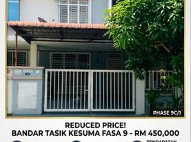 RUMAH 2 tingkat untuk dijual Bandar Tasik Kesuma RENOVATED HOT AREA