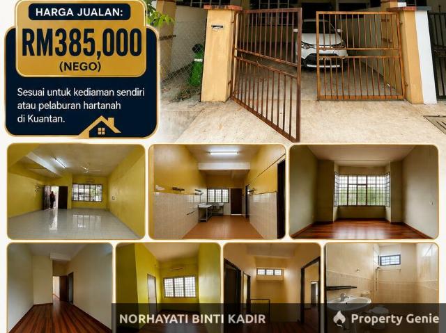 RUMAH 2 TINGKAT UNTUK DIJUAL DI INDERA MAHKOTA, KUANTAN
