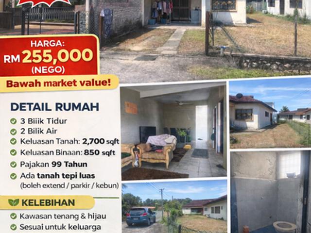 RUMAH TERES 1 TINGKAT DI TAMAN TEMPUA BESTARI, KALUMPANG, HULU SELANGOR