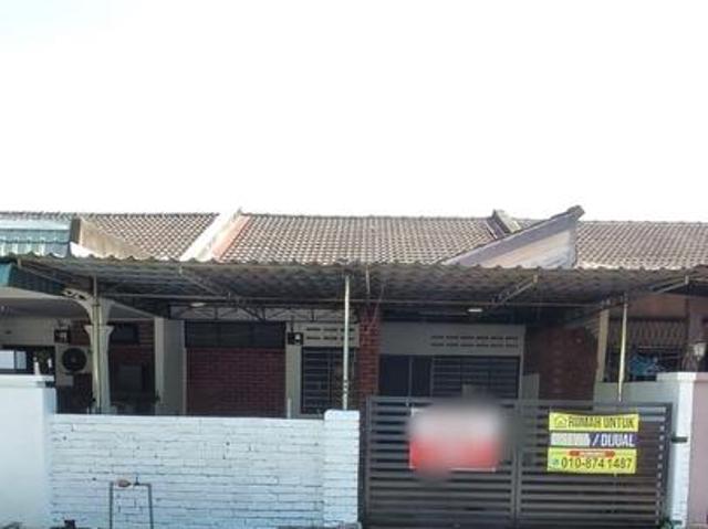 Rumah Teres 1 Tingkat Taman Rakyat Mergong