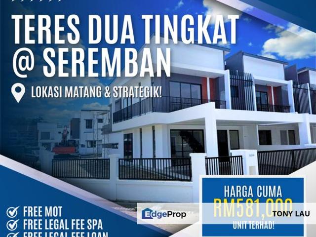 Rumah Teres 2 Tingkat Baru @ Bandar Seremban | Freehold + Gated & Guarded Dari RM581K!