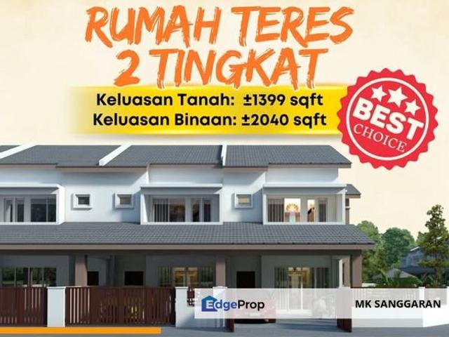 Rumah Teres 2 Tingkat di Bedong
