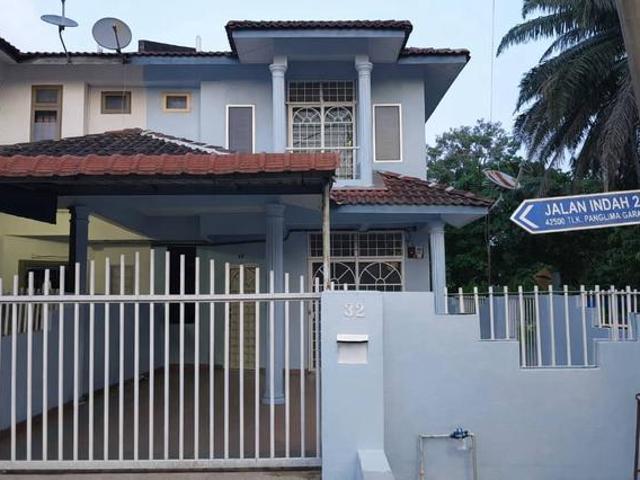 Rumah Teres 2 Tingkat End Lot Untuk Disewa