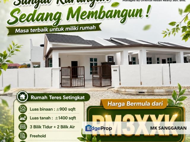 Rumah Teres Setingkat di Sungai Karangan Kedah
