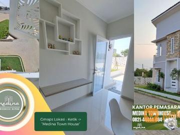 Rumah Tingkat Depok 2 Lantai Cluster Medina Townhouse di Tanah Baru Pancoran Kukusan Beji Kota Depok