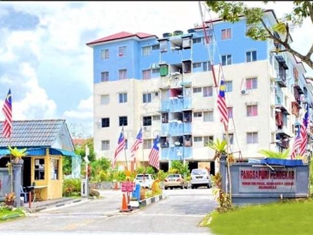 Rumah Untuk Dijual Pangsapuri Pendekar Taman Tun Perak Selangor