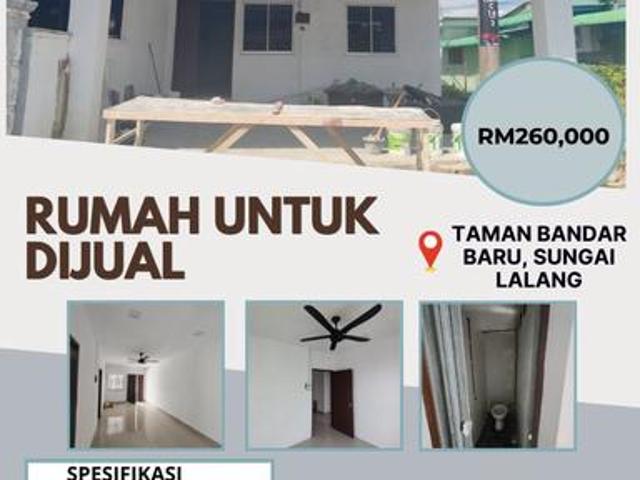 Rumah Untuk Dijual Taman Bandar Baru Sungai Lalang Bedong