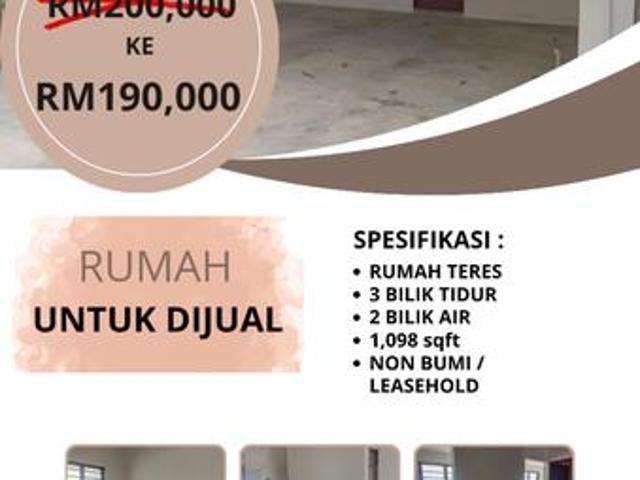 Rumah Untuk Dijual Taman Jaya Lukut Negeri Sembilan