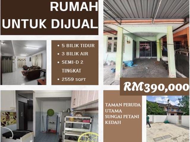Rumah untuk Dijual TAMAN PERUDA UTAMA SUNGAI PETANI KEDAH